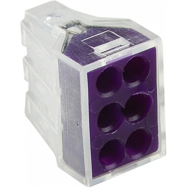 ASKO CMK-106 Bağlantı Klemensi 6 İletkenli Mor