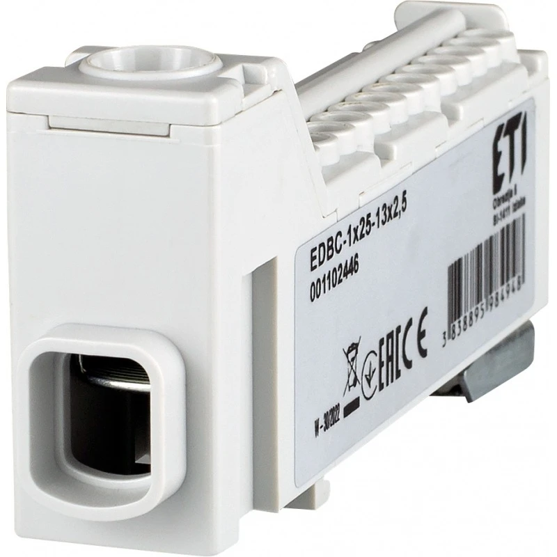 ETI EDBC-1x25-13x2,5 Dağıtım Bloğu 63A Gri
