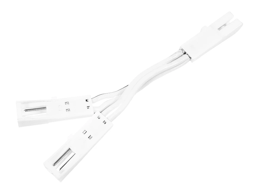 Konnektör Çoklayıcı Dişi + 2 Dişi 40 mm Beyaz