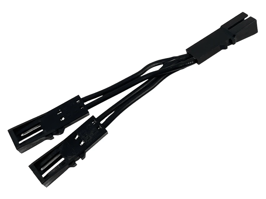 Konnektör Çoklayıcı Dişi + 2 Dişi 40 mm Siyah
