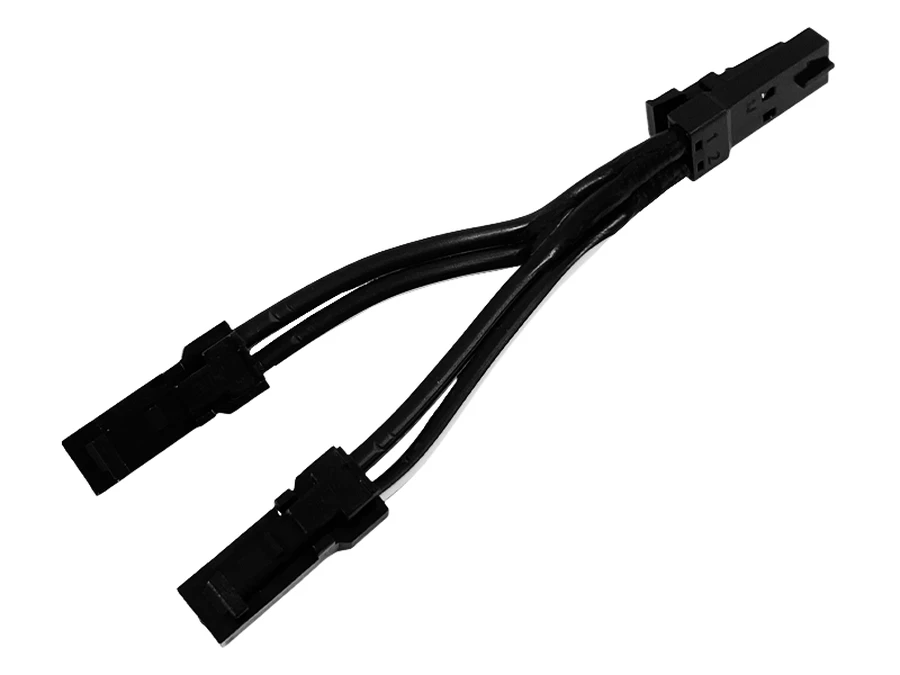 Konnektör Çoklayıcı 1 Erkek – 2 Erkek 40 mm Siyah